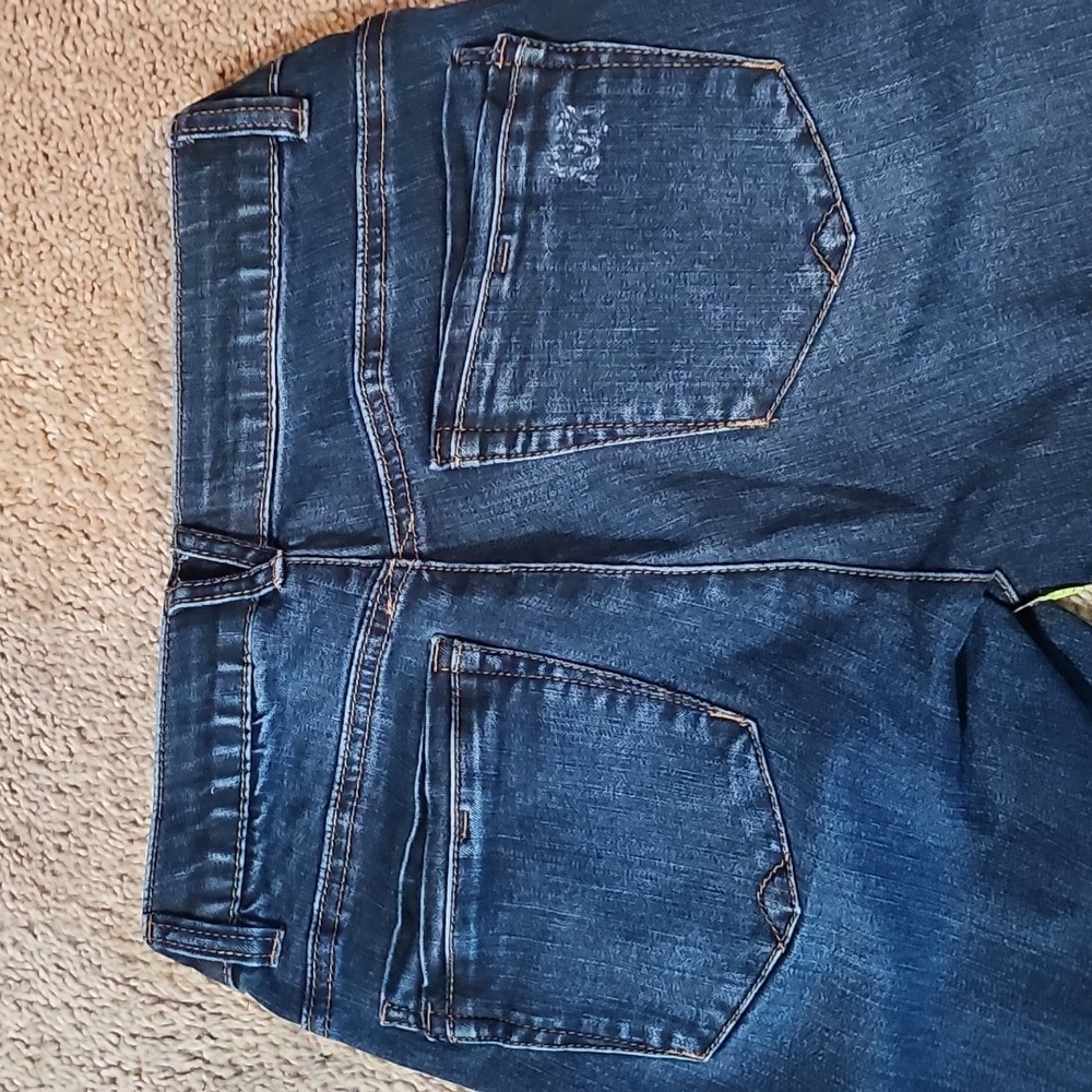 Democracy Flare Dark Blue Jeans - Picture 4 of 7